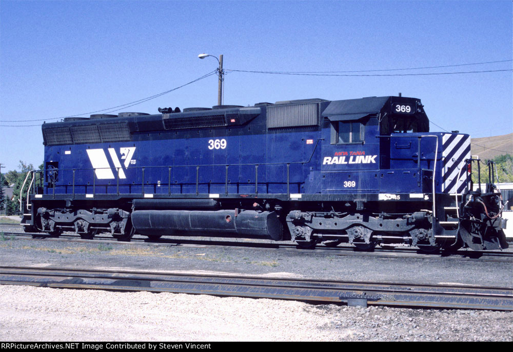 Montana Rail Link SD45 #369.